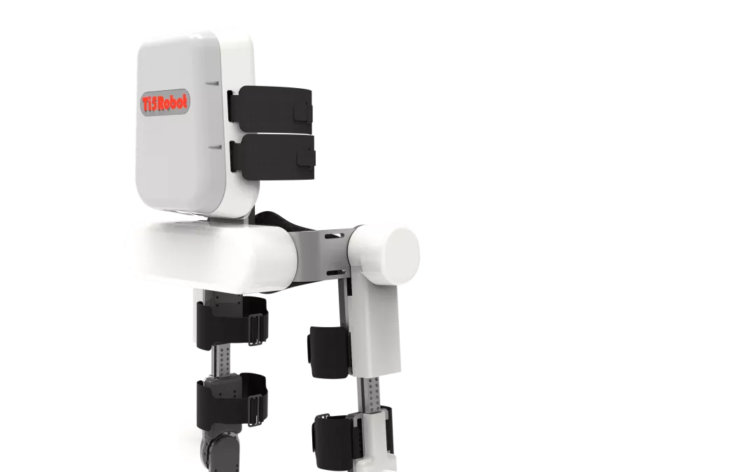 科大讯飞AI开发者大赛圆满落幕 钛虎机器人就外骨骼产品进行展示